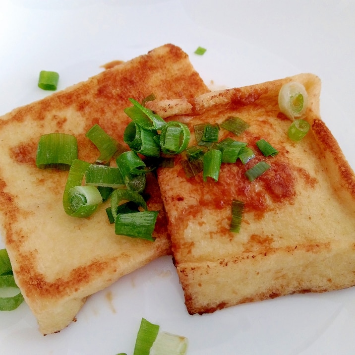 おつまみにも☆油揚げの生姜醤油焼き